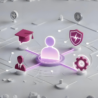 代表磐达教育4+1专属支持体系的图标 代表磐达教育4+1专属支持体系的图标